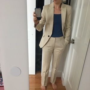 Zara linen style suit